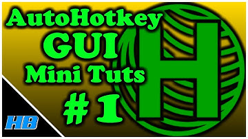 [AHK GUI] AutoHotkey Gui Mini Tut #1: Template & Text