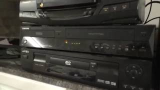 nerding out for music sounds: panasonic pv-9450, samsung dvd-rv357, apex ad-500w