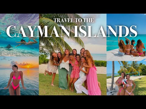 a week in the Cayman Islands vlog *swimming with stingrays, blue water, and friends*