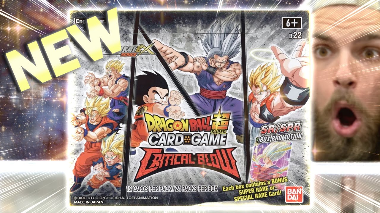 BANDAI.. WOW. *NEW* Dragon Ball Super Box!? Opening DBS Critical 