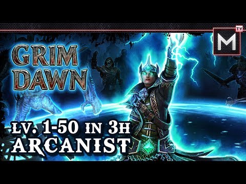 Arcanist Leveling 1 to 50 In 3Hrs - Grim Dawn AoM