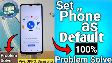 Set Phone as Default Problem Solution ? | How to fix set as default problem | Set as default 2025