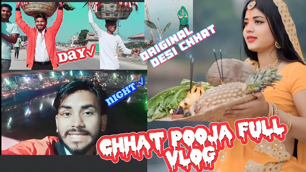 Chat Parb chhath🪔puja🇳🇵vlog📷video,tranding hamare yaha ka chhat puja,Desi chhat ...