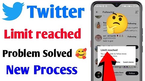 Twitter me limit reached problem solved kaise kare | Twitter par friend nahi ban rahe hai