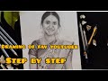 Drawing tutorial of vennila veedu  step by step pencil sketching an adroit artist 