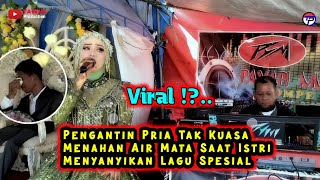 Viral!!..Pengantin Pria Menangis Saat Mendengar Lagu Spesial dari Sang Istri.