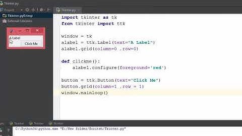 Python GUI : From A-to-Z With 2 Final Projects : creating button and change properties??