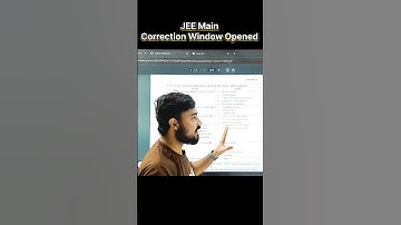 JEE Main 2025 Correction Window Opened😍 | How to Edit JEE Mains Application Form 2025 #jee2025