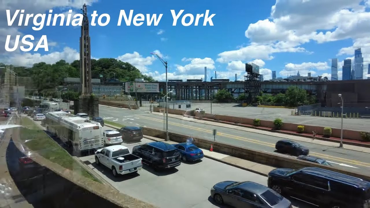 USA: Virginia Maryland Delaware Jersey to New York Bus