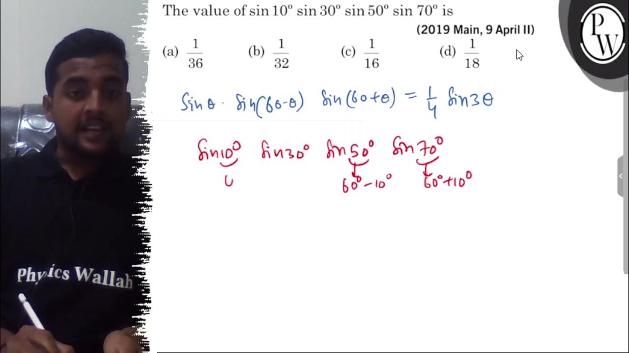 the-value-of-sin-10-sin-30-sin-50-sin-70-is-a-1-36-b-1-32-c