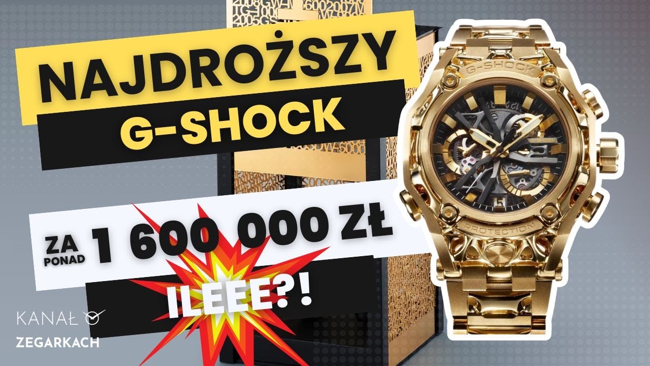 😱 [NAJDROŻSZE CASIO NA ŚWIECIE!]💥G-SHOCK stworzony przez