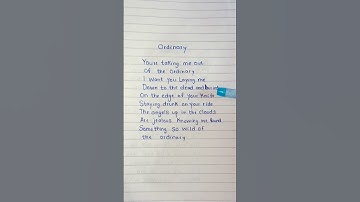 Thumbnail of Alex Warren - Ordinary (Lyrics) #alexwarren #ordinary #lyrics