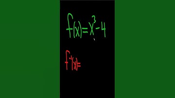 How to Find the Inverse a Cubic Function Mentally #shorts