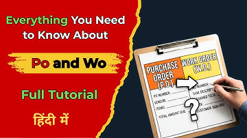 How to Make a Purchase Order and Work Order | How to Create Them Properly | Mildcozy