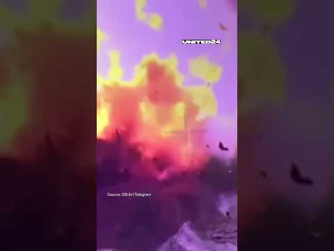 American-made Switchblade attack drone completely destroys Russian T-90M 