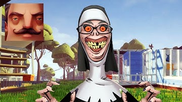 HELLO NEIGHBOR - My New Neighbor Evil Nun Act 2 Random Gameplay Walkthrough