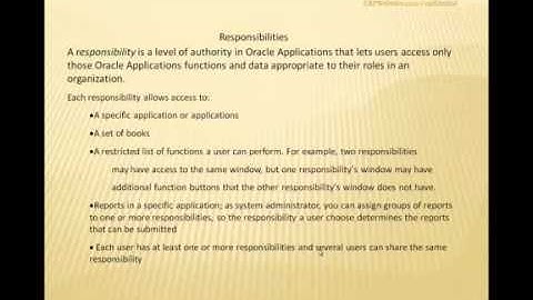 Basic Training on Oracle Apps - Part 3