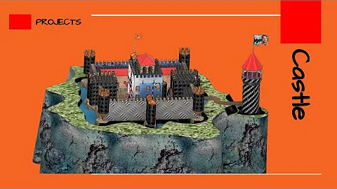 IED Castle Project: Creating Tower Top using Revolve