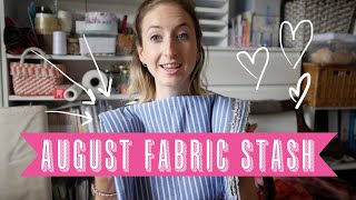 My Fabric Stash/Haul - AUGUST - Fabrics, Patterns and Plans