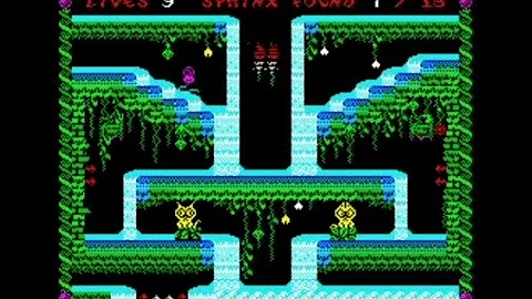 MR. HAIR AND THE KITTY KATAKOMBS (2022) Walkthrough, ZX Spectrum