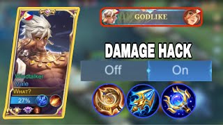 VALE HACK DAMAGE BUILD! 100% BROKEN DAMAGE