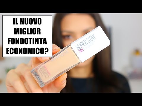 Video: Il fondotinta Maybelline superstay si ossida?