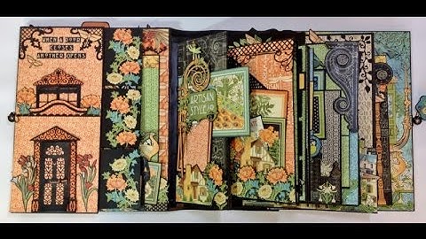 Graphic 45 Artisan style 3D photo album