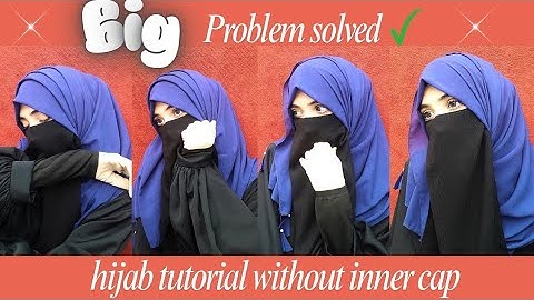 Hijab Tutorial without inner cap || easy Hijab tutorial || easy method 