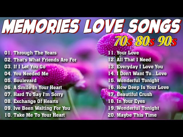 Love Songs Greatest Hits Playlist 2024💝All Time Greatest Love Songs Romantic💝 Love Songs Forever💝 class=