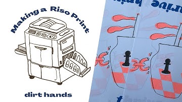 a risograph print start to finish!