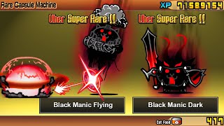 The Battle Cats - Unit Black Manic Flying & Dark Cat!