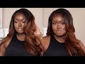 CHESTNUT BROWN WIG INSTALL | WASH , BLOW OUT, STYLING + GIRL TALK ft. Hergivenhair