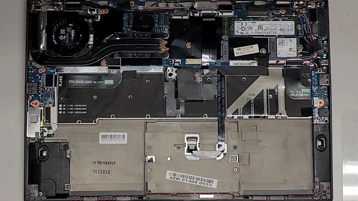 3rd Generation Lenovo ThinkPad X1 Carbon Disassembly SSD Hard Drive Upgrade Motherboard Replacement
