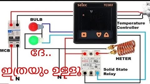 🩸selec TC303 മലയാളം #Temperature controller SSR details.