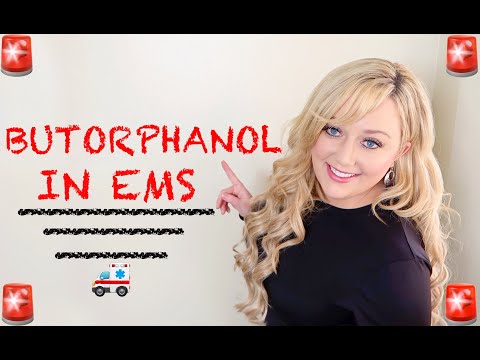 EMT/Paramedic Medication Notecards || Butorphanol