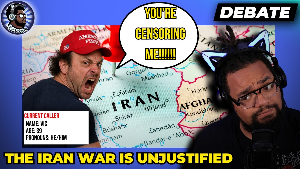 INSANE! Conservative CRASHES OUT over being wrong || JOVAN DEBATES