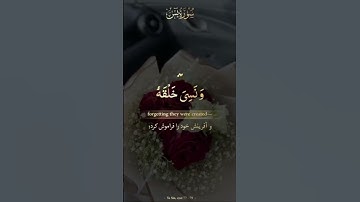 أَوَلَمْ يَرَ الْإِنْسَانُ أَنَّا خَلَقْنَاهُ مِنْ نُطْفَةٍ~سورة يس آیه(۷۷-۸۳)شیخ عبدالباسط عبدالصمد