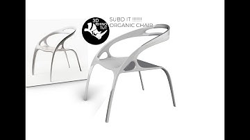Modeling organic chair in Rhinoceros _ SUBD tool_dựng ghế kiểu dáng organic bằng phần mềm rhinoceros