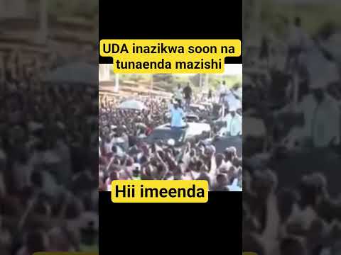 UDA Inazikwa Soon Na Tunaenda Mazishi