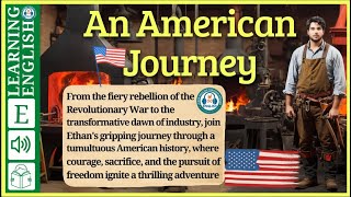 English stories 🔥 Learn English Through Story  🔥 An American Journey | English Stories Level B1