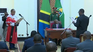  Magufuli Akimuapisha Dkt Bashiru Ali Kua Balozi Na Katibu Mkuu Kiongozi ikulu