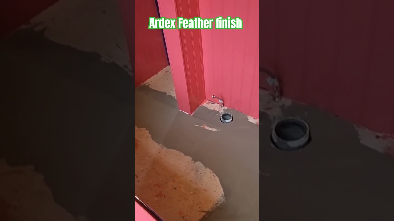How To Do Ardex feather finish levelling compound to plywood subfloor Bathroom 