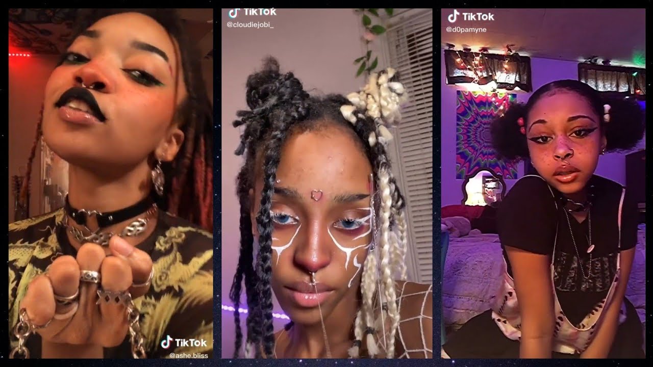 alternative poc & black tiktoks 🖤🔮