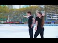 Oona BROWN & Gage BROWN skate to @ImagineDragons in Bryant Park (2023 Senior Rhythm Dance)