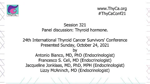 Thyroid hormone discussion with Drs  Bianco, Celi,...