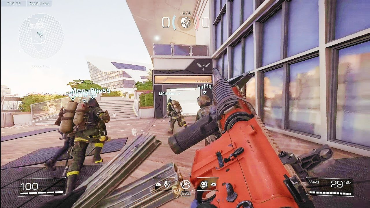 XDefiant 4K 60FPS PS5 M4A1 Attica Heights gameplay (no commentary)