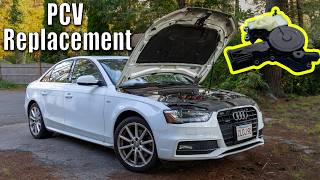 How to Replace PCV Valve on 2015 Audi A4 2.0T | Fix P0171 & Rough Idle