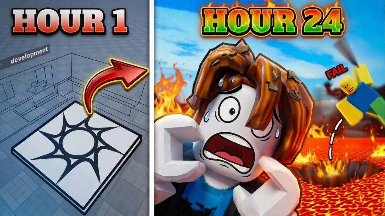 I Tried To Make a VIRAL Roblox Game in 24 HOURS - YouTube