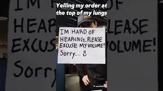 Yelling my order #memes #funny #viral