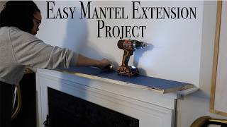A Simple Way to Extend a Short Mantel | Relaxing DIY Project with Natural Sounds (ASMR)